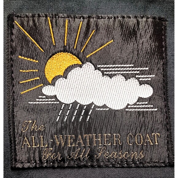 Men's All Weather Wear Trench Double Breasted Coat  With Removable Lining 42R - Picture 10 of 13